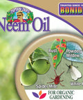 Top Shelf Ready To Use Neem Oil Garden Spray, Heavy Duty Multi Purpose Fungicide Insecticide And Miticide, 32 Ounce Bottle with pest visuals.