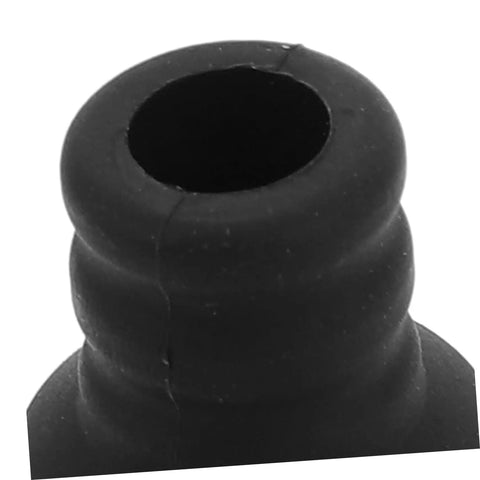 Close-up of black Heat Resistant Steam Wand Safety Guard Sleeve For Espresso Machines Fireproof Silicone Cover Protects Hands