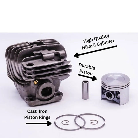 Heavy Duty Piston And Cylinder Kit Fits Hilti DSH 700 And DSH 700X Models With Nikasil Plated Cylinder Piston Set 412245 412238
