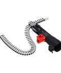 Automatic Chain Nail Gun Adapter, Hella Tough Stainless Steel Spike Driver with attached nails for cordless drills.