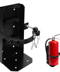 Beefy Heavy Duty Fire Extinguisher Wall Mount Bracket For 20Lb Dry Chemical And 10Lb CO2 Units ST12 Steel Construction
