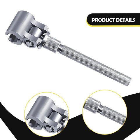 Ergonomic Stainless Steel Door Hinge Adjustment Tool Adjustable Wrench For Cabinets Office And Hotel Doors Tighten Loose Hinges