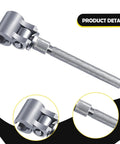 Heavy Duty Door Hinge Adjustment Tool Ergonomic Stainless Steel Wrench For Doors, Gates, Cabinets And Clean Rooms