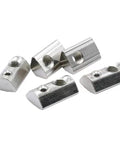 Drop In T Nut Set For Aluminum Extrusion 20 Pcs M6 Thread Spring Nuts with nickel plated carbon steel, 6mm slot for 3D printers