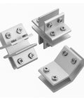 Heavy Duty Cabinet Shelf Clips 10 Pack Zinc Alloy Glass Clamp Holders For Panel Brackets And Furniture Shelves Durable Non Slip Hardware Clip Set Bundle