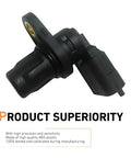 High Temperature Resistant Camshaft Position Sensor Drop In Replacement For Quick Starts Smooth Idles And Clearing Those Pesky EPC Warning Lights Compatible With Chery Ford Models Built Hella Reliable angle view showing ABS plastic construction
