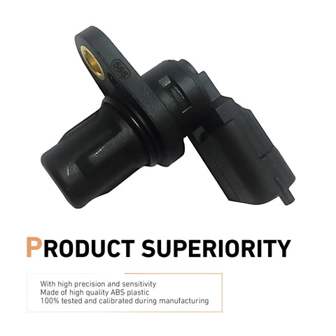 High Temperature Resistant Camshaft Position Sensor Drop In Replacement For Quick Starts Smooth Idles And Clearing Those Pesky EPC Warning Lights Compatible With Chery Ford Models Built Hella Reliable angle view showing ABS plastic construction