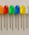 600 Piece 5mm LED Diode Assortment Kit In Six Colors White Red Yellow Green Blue Orange 100 Pieces Each For DIY Electronics