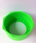 Hex Edge 7.25 Inch Tank Boot For Flat Bottom Aluminum Tanks Blue Plastic Stand Off Boot With Drainage Channels