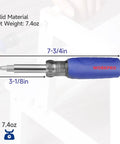 11 In 1 Screwdriver And Nut Driver Set With Comfort Grip And Interchangeable Bits All In One Portable Multi Bit Tool dimensions
