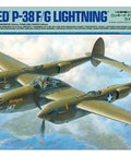 1 48 Scale Lockheed P 38 Lightning F And G Model Kit For Scale Builders Plastic Assembly Required Paint And Glue Not Included Twin Boom WWII Fighter Includes Parts To Build One Aircraft box art