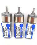 Smooth Operator DC Gearmotor For Diy Builds And Rc Car Mods Featuring Planetary Speed Reducer Cw Ccw Toggle Switch 6V 12V Plug And Play Unit, three motors side by side with labels.
