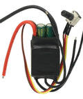 7 To 24V 200W Brushless DC Motor Controller ESC with potentiometer and wires, ideal for DIY RC projects and robotics.