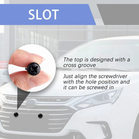 Rock Solid M6 1.0 X 16mm Stainless Steel License Plate Screws, showing pan head design and installation instructions.