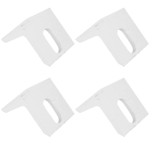 10 Pack Right Angle Corner Brackets Aluminum L Shaped Braces Heavy Duty Fasteners For Strong Furniture Support And Industrial Connections