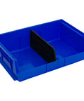 Plastic Length Dividers For AkroBins Six Pack Black Create Custom Compartments In Stackable Storage Bins For Tools Crafts And Supplies