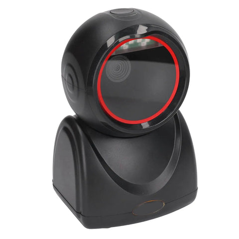 Desktop USB Barcode Scanner with Omnidirectional Reader and Auto Sensing for Fast Checkout in Supermarkets and Bookstores