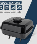 Heavy Duty Gas Fuel Tank Replacement For 208cc 163cc 5HP 6.5HP OHV Engines with durable steel construction.