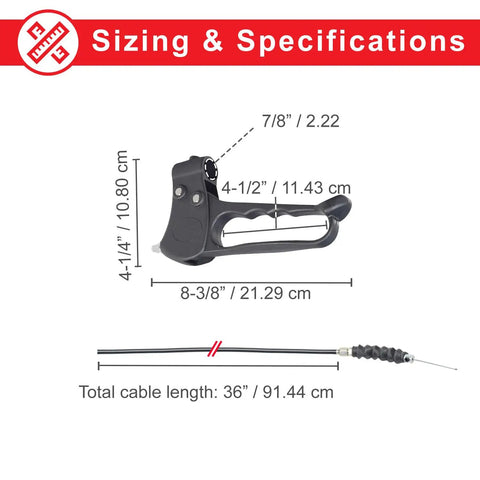 Total Game Changer Replacement Hand Brake And Cable For Four Wheel Rollator Walker With Loop Handle Design Delivers Sweet Stopping Power Built Tough As Nails For Senior Mobility Safety And Everyday Reliability