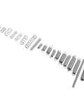 RockSolid Metal Spring Toolkit With 200 Pieces Of Heavy Duty Tension And Compression Springs In 20 Sizes Perfect For Car Repair And Gear Maintenance, assorted metal springs