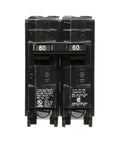Front view of 60 Amp Double Pole MP-T Circuit Breaker For 240V Panels With Insta-Wire Plug-In Connections, 10,000 AIC Rating.