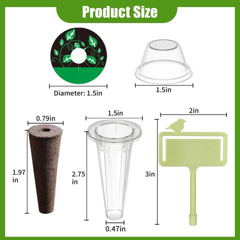 All In One 84 Piece Hydroponic Pod Kit For Indoor Grow Systems Compatible With Most Hydroponics Setups Includes 12 Grow Baskets