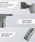 Close-up of One Quarter Inch Shank One Inch Cutting Diameter T Shape CNC Spoilboard Surfacing Router Bit material and features overview