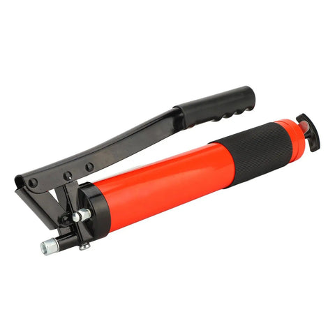 Double Rod Grease Tool With Aluminum Alloy Head For Equipment And Vehicles, Beefy High Pressure Manual Grease Gun, 600cc Capacity
