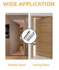 Wide application of Invisible Pivot Hinge System With Door Ball Catch Hardware For Hidden Secret Doors, 360 Degree Rotating Design.
