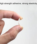 Self Adhesive Screw Hole Covers 21mm PVC Dustproof Caps For Wooden Furniture And Cabinets White 2 Sheets 108 Pcs Easy Peel And Stick Durable High Strength Adhesive No Mess Quick Diy Fix example showing adhesive elasticity