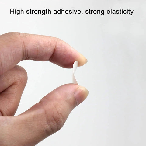 Self Adhesive Screw Hole Covers 21mm PVC Dustproof Caps For Wooden Furniture And Cabinets White 2 Sheets 108 Pcs Easy Peel And Stick Durable High Strength Adhesive No Mess Quick Diy Fix example showing adhesive elasticity