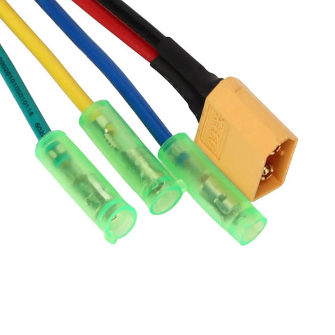 Wiring connectors of 24V To 48V 17A Brushless DC Motor Controller For Electric Bikes And Scooters, 3 Mode Sine Wave