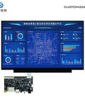 17.3 Inch Ips Lcd Monitor 1920x1080 Full Hd Display Screen Packing Wide Viewing Angles showing data analytics dashboard and control board.