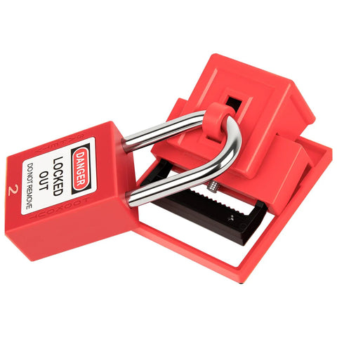 Clamp On Circuit Breaker Lockout Device Kit, 3 Pack, 480 To 600 Volt Safe Isolation For Single And Multi Pole Breakers
