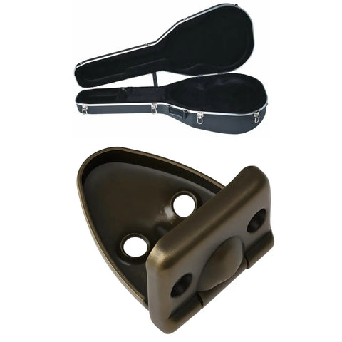 2 Pcs Bronze 90 Degree Flip Hinges For Guitar Cases And Piano Cabinets Music Box Hardware With Smooth Action That Fits Like A Glove For Your Sweet Instrument Setup And DIY Creations with guitar case background.