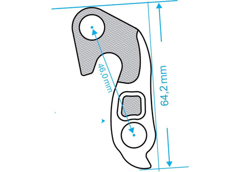 Derailleur Hanger 11 Rear Dropout For 11 Speed Bikes, Compatible With Various Frame Models, Mounting Bolts Included, Heavy Duty Aluminum 6061
