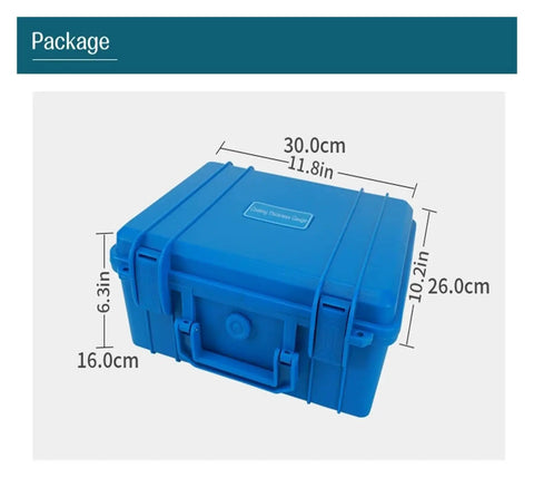 Grab And Go Digital Leeb Hardness Tester For Steel And Alloys With Knockout Accuracy Up To 960Hld blue hard case dimensions 30x11.8x10.2 cm