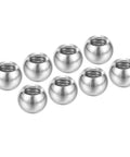 8 Pack M6x10mm Ball Nuts Knob Set, 304 Stainless Steel, Round Blind Hole Screw Cap Covers for Lighting, Machinery, DIY Projects