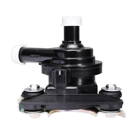 Premium Inverter Coolant Water Pump With Bracket For Toyota Prius Hybrid 2004 To 2009 1.5L featuring a black housing and mounting base.