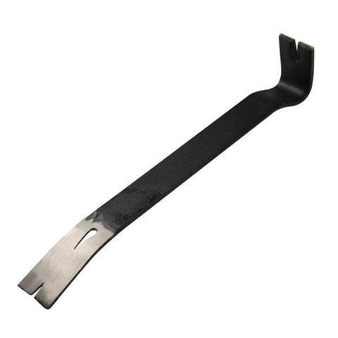 15 Inch Crow Bar Tool For Prying, Scraping, Lifting And Nail Pulling, beefy heavy duty steel wonder bar nail puller and paint lid lifter