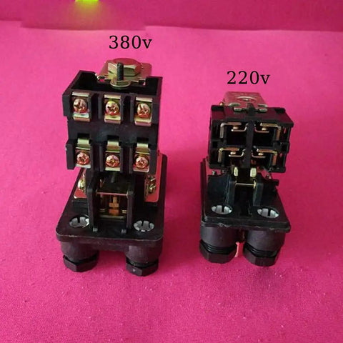 Front view of Heavy Duty Pro Grade Air Compressor Pressure Switch Regulating Valve 90 To 120 Psi for 220V and 380V systems.