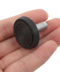 24 Piece Adjustable Furniture Leveling Feet Set For Chairs Tables And Cabinets No Fuss Height Adjustment Threaded Screw On Levelers black threaded foot