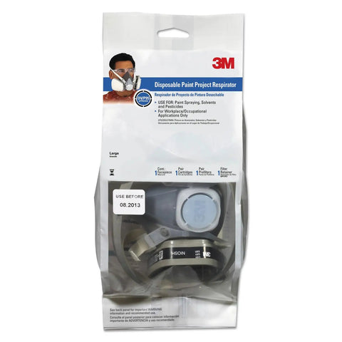 Half Facepiece Disposable Respirator Assembly 53P71 NIOSH Approved Organic Vapor P95 Respiratory Protection For Heavy Duty Jobs Large