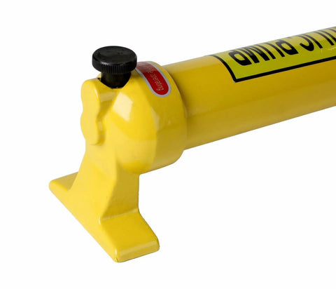 Pro Grade Two Speed Hydraulic Hand Pump Delivering Bone Hard Pressure For Grease Monkey Maintenance Duties Featuring Rapid Cycle Valves And Threaded Hose Connectors With Spare Seals