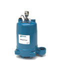 Heavy Duty High Temperature Sump Pump For Smokin Hot Water And Dirty Wastewater 1/3 HP 230 Volt Automatic with blue cast iron housing.