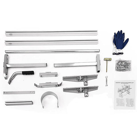 Portable Chainsaw Mill For Lumber And Slabs, Adjustable 14 Inch To 36 Inch Bar, 304 Stainless Steel And Aluminum Construction, Easy Milling Height And Width, Slab Thickness From 0.2 Inch To 11.81 Inch, Durable Home Workshop Tool