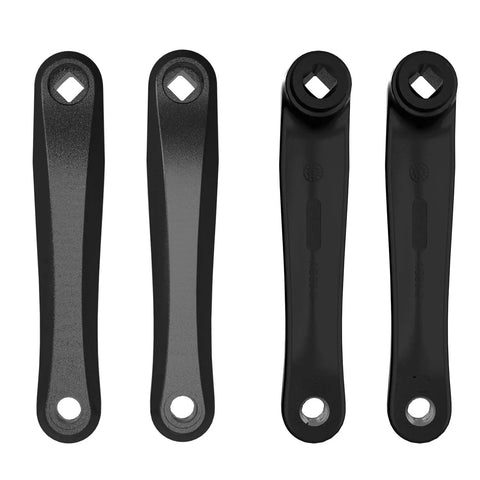 170 Millimeter Diamond Hole Crank Arm For BBS02 HD Mid Drive E Bike Kits Aluminum Alloy Crank Leg in black, right drive side