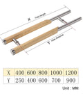 Push And Pull Office Door Handle In Stainless Steel For Glass Doors And Conference Rooms Sliding Door Pull Handle Rust Resistant Smooth To Use Durable Door Hardware Available In 600 Millimeter Or 1200 Millimeter Lengths
