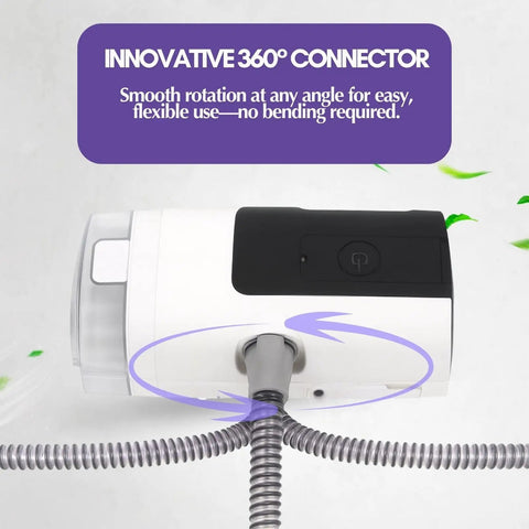 Climate Line Air Tube For AirSense 11 And AirCurve 11 showing 360-degree connector