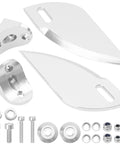 Adjustable Aluminum Alloy Turn Fins 68x30mm for 75-85cm Electric Nitro Power RC Boats CNC Machined Precision Left and Right Set